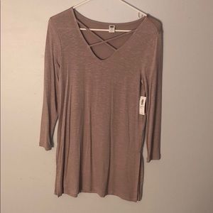 Long sleeve pink shirt